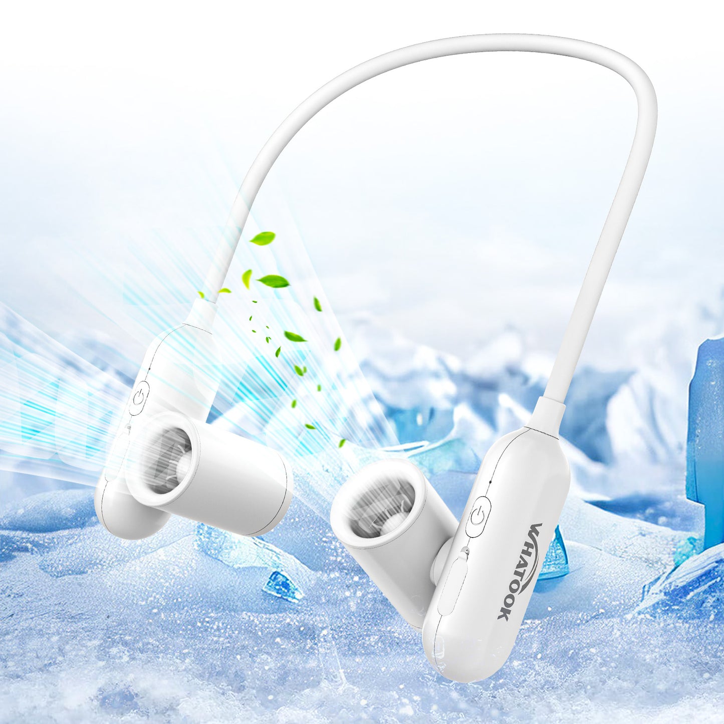 Neck Fan Battery Operated Hand-Free Wearable Personal Fan