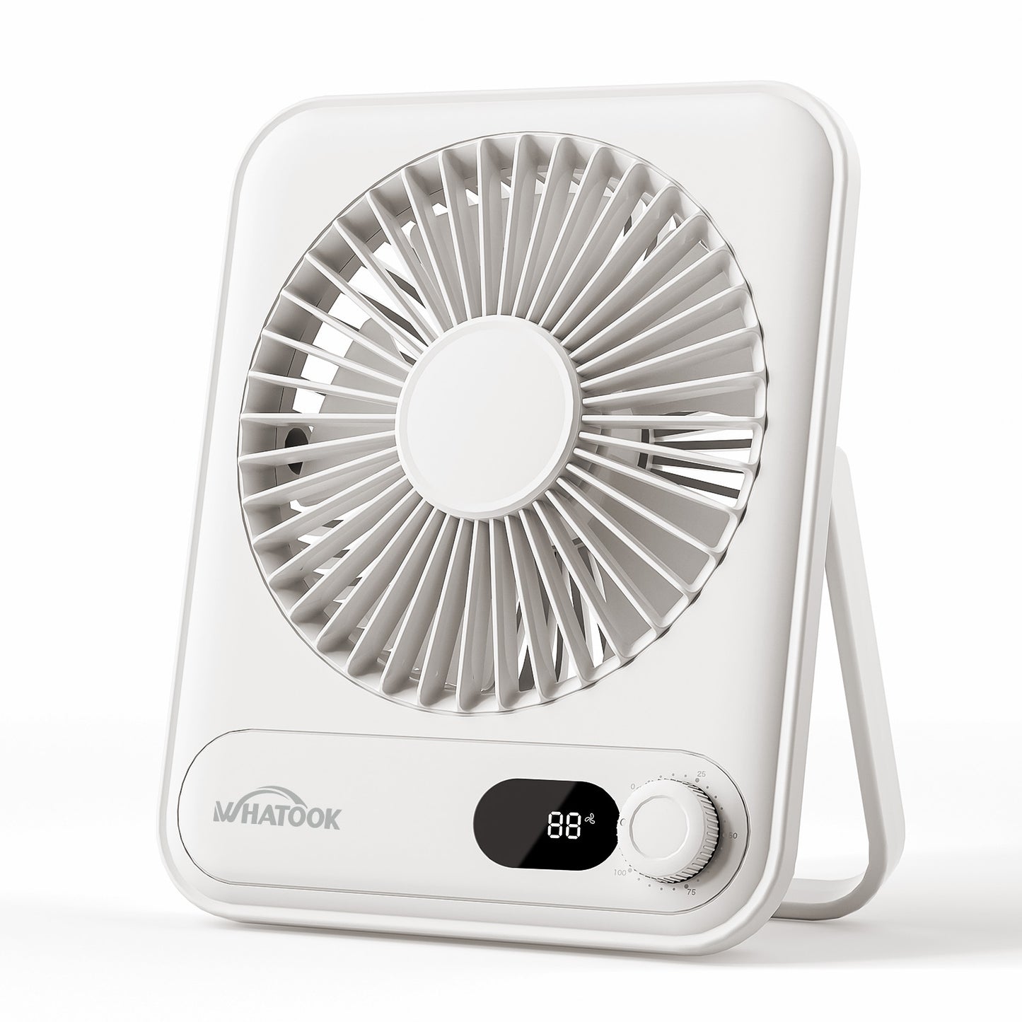 WHATOOK Mini Desk Fan with USB Charging