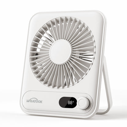 WHATOOK Mini Desk Fan with USB Charging