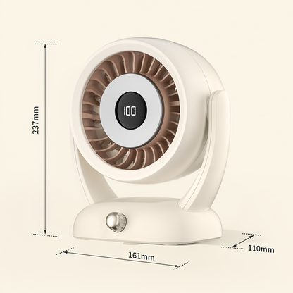 WHATOOK Cordless Wall-Mounted Desk Fan