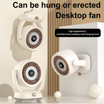 WHATOOK Cordless Wall-Mounted Desk Fan