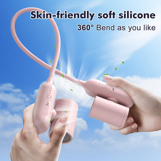Neck Fan Battery Operated Hand-Free Wearable Personal Fan