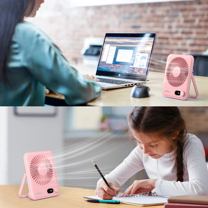 WHATOOK Mini Desk Fan with USB Charging