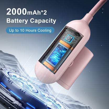 Neck Fan Battery Operated Hand-Free Wearable Personal Fan