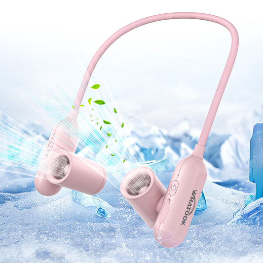 Neck Fan Battery Operated Hand-Free Wearable Personal Fan